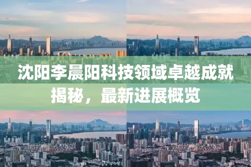 沈陽(yáng)李晨陽(yáng)科技領(lǐng)域卓越成就揭秘，最新進(jìn)展概覽