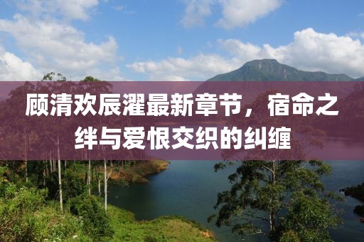 顧清歡辰濯最新章節(jié)，宿命之絆與愛恨交織的糾纏