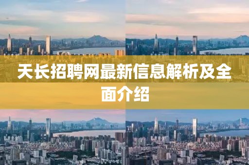 天長(zhǎng)招聘網(wǎng)最新信息解析及全面介紹