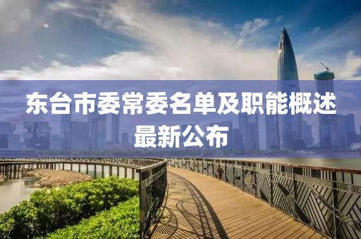 東臺市委常委名單及職能概述最新公布