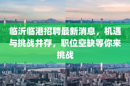 臨沂臨港招聘最新消息，機(jī)遇與挑戰(zhàn)并存，職位空缺等你來挑戰(zhàn)