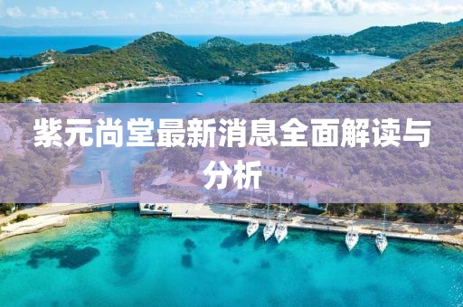 紫元尚堂最新消息全面解讀與分析