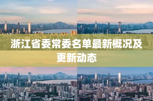 浙江省委常委名單最新概況及更新動態(tài)