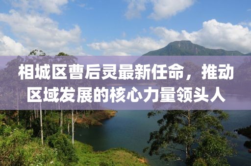 相城區(qū)曹后靈最新任命，推動(dòng)區(qū)域發(fā)展的核心力量領(lǐng)頭人
