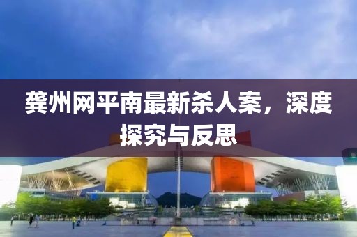 龔州網(wǎng)平南最新殺人案，深度探究與反思