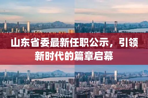 山東省委最新任職公示，引領(lǐng)新時代的篇章啟幕