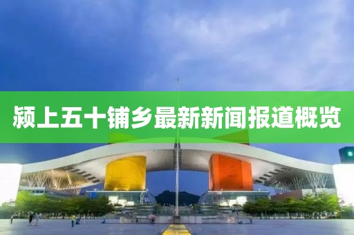 潁上五十鋪鄉(xiāng)最新新聞報道概覽