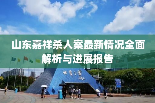 山東嘉祥殺人案最新情況全面解析與進展報告