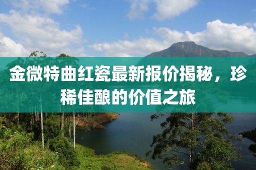 金微特曲紅瓷最新報(bào)價(jià)揭秘，珍稀佳釀的價(jià)值之旅