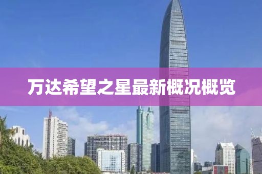 萬達(dá)希望之星最新概況概覽