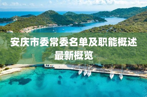安慶市委常委名單及職能概述最新概覽