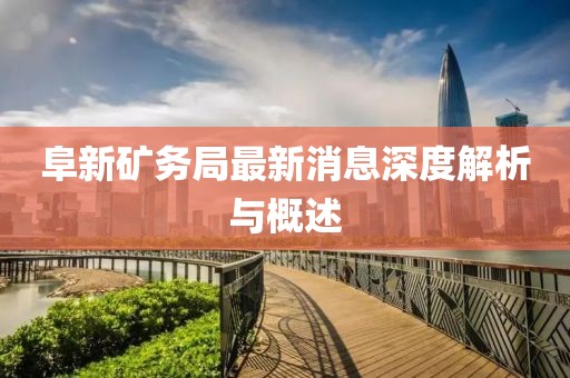 阜新礦務(wù)局最新消息深度解析與概述
