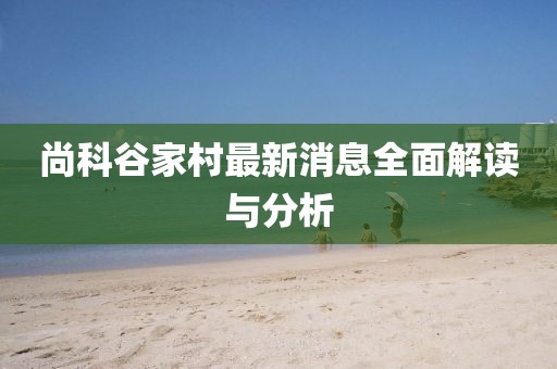 尚科谷家村最新消息全面解讀與分析