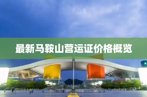 最新馬鞍山營(yíng)運(yùn)證價(jià)格概覽