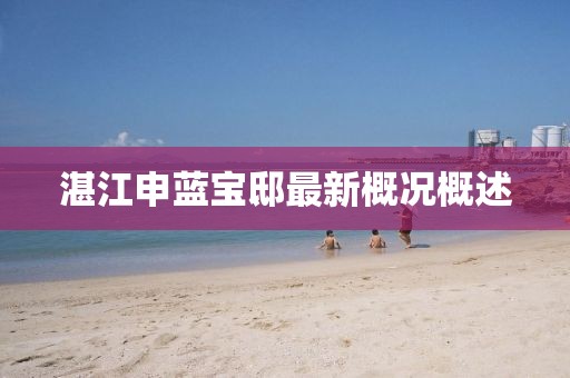 湛江申藍(lán)寶邸最新概況概述