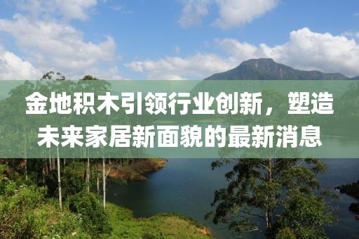 金地積木引領(lǐng)行業(yè)創(chuàng)新，塑造未來(lái)家居新面貌的最新消息
