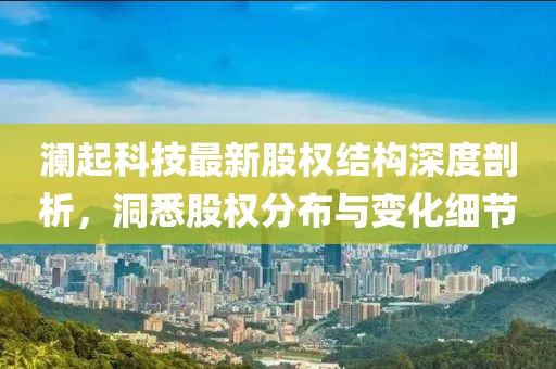 瀾起科技最新股權(quán)結(jié)構(gòu)深度剖析，洞悉股權(quán)分布與變化細(xì)節(jié)