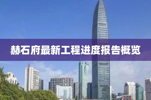 赫石府最新工程進(jìn)度報(bào)告概覽