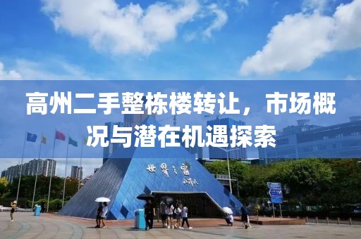 高州二手整棟樓轉(zhuǎn)讓，市場(chǎng)概況與潛在機(jī)遇探索