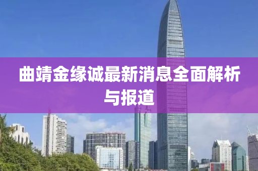 曲靖金緣誠最新消息全面解析與報道