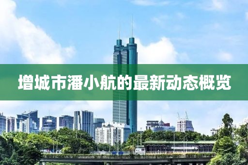 增城市潘小航的最新動態(tài)概覽