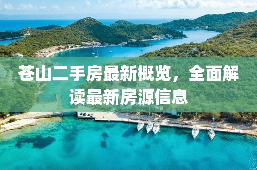 蒼山二手房最新概覽，全面解讀最新房源信息