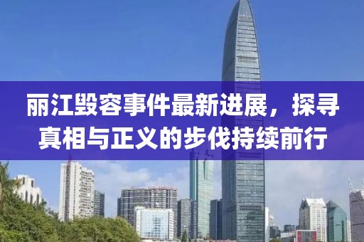 麗江毀容事件最新進展，探尋真相與正義的步伐持續(xù)前行