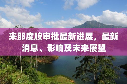 來那度胺審批最新進展，最新消息、影響及未來展望