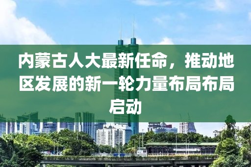 內(nèi)蒙古人大最新任命，推動(dòng)地區(qū)發(fā)展的新一輪力量布局布局啟動(dòng)