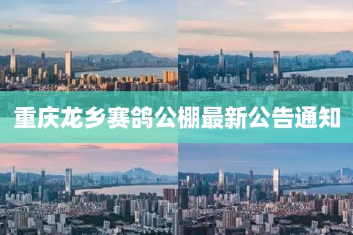 重慶龍鄉(xiāng)賽鴿公棚最新公告通知