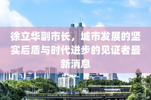 徐立華副市長，城市發(fā)展的堅(jiān)實(shí)后盾與時代進(jìn)步的見證者最新消息