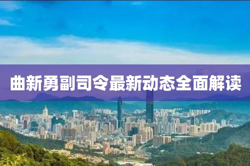 曲新勇副司令最新動(dòng)態(tài)全面解讀