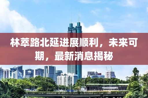 林萃路北延進(jìn)展順利，未來可期，最新消息揭秘