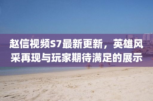 趙信視頻S7最新更新，英雄風采再現(xiàn)與玩家期待滿足的展示