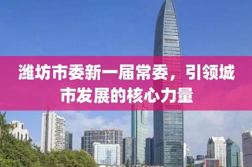 濰坊市委新一屆常委，引領(lǐng)城市發(fā)展的核心力量