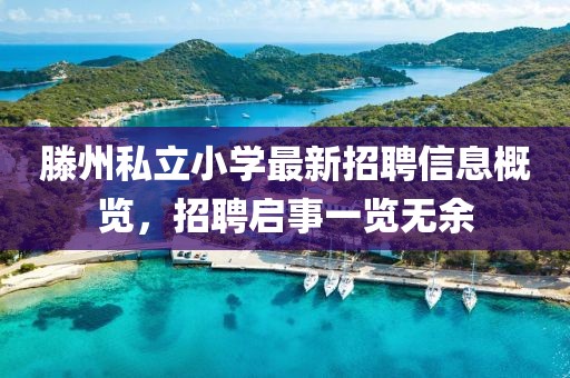 滕州私立小學(xué)最新招聘信息概覽，招聘啟事一覽無余