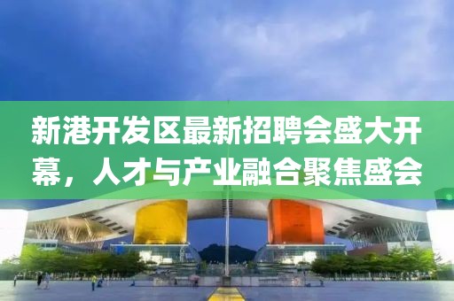 新港開發(fā)區(qū)最新招聘會盛大開幕，人才與產(chǎn)業(yè)融合聚焦盛會