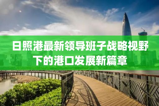 日照港最新領(lǐng)導(dǎo)班子戰(zhàn)略視野下的港口發(fā)展新篇章