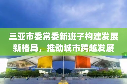 三亞市委常委新班子構(gòu)建發(fā)展新格局，推動(dòng)城市跨越發(fā)展