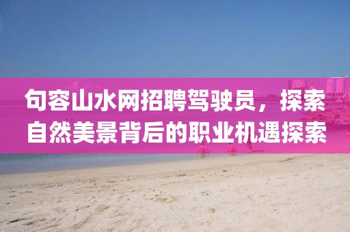 句容山水網(wǎng)招聘駕駛員，探索自然美景背后的職業(yè)機(jī)遇探索