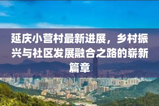 延慶小營村最新進(jìn)展，鄉(xiāng)村振興與社區(qū)發(fā)展融合之路的嶄新篇章