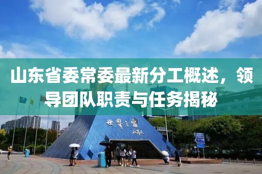 山東省委常委最新分工概述，領(lǐng)導(dǎo)團(tuán)隊(duì)職責(zé)與任務(wù)揭秘