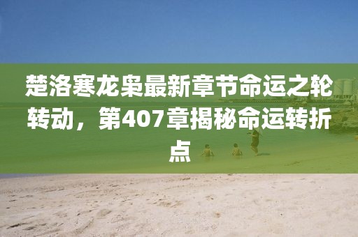 楚洛寒龍梟最新章節(jié)命運之輪轉(zhuǎn)動，第407章揭秘命運轉(zhuǎn)折點