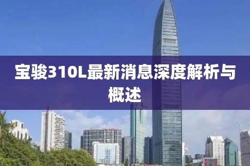 寶駿310L最新消息深度解析與概述
