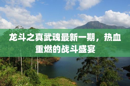 龍斗之真武魂最新一期，熱血重燃的戰(zhàn)斗盛宴