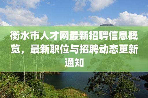 衡水市人才網(wǎng)最新招聘信息概覽，最新職位與招聘動(dòng)態(tài)更新通知