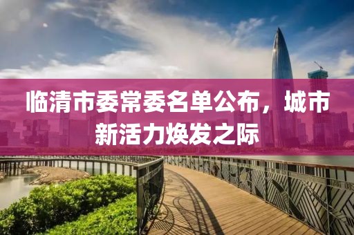 臨清市委常委名單公布，城市新活力煥發(fā)之際