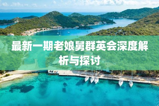 最新一期老娘舅群英會(huì)深度解析與探討