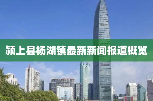 潁上縣楊湖鎮(zhèn)最新新聞報道概覽