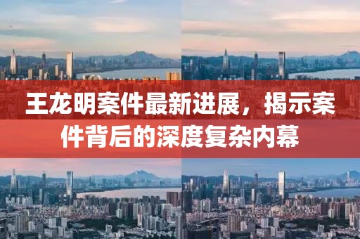 王龍明案件最新進展，揭示案件背后的深度復雜內(nèi)幕